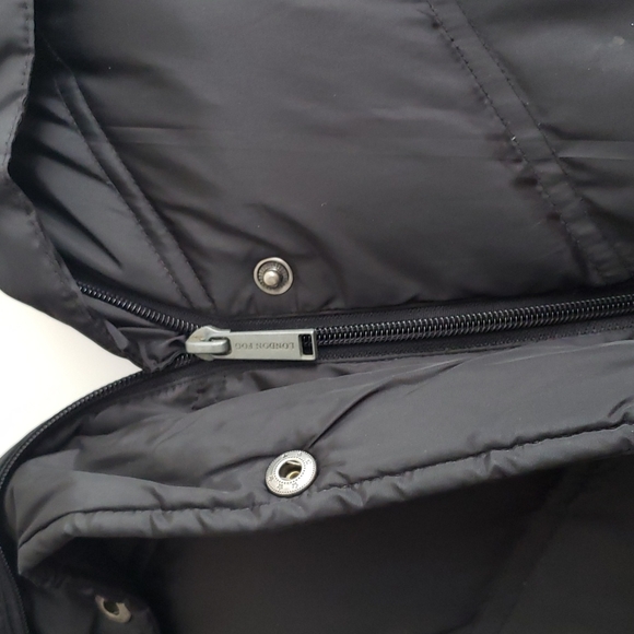 London Fog Black Puffer Long Coat - Picture 8 of 10